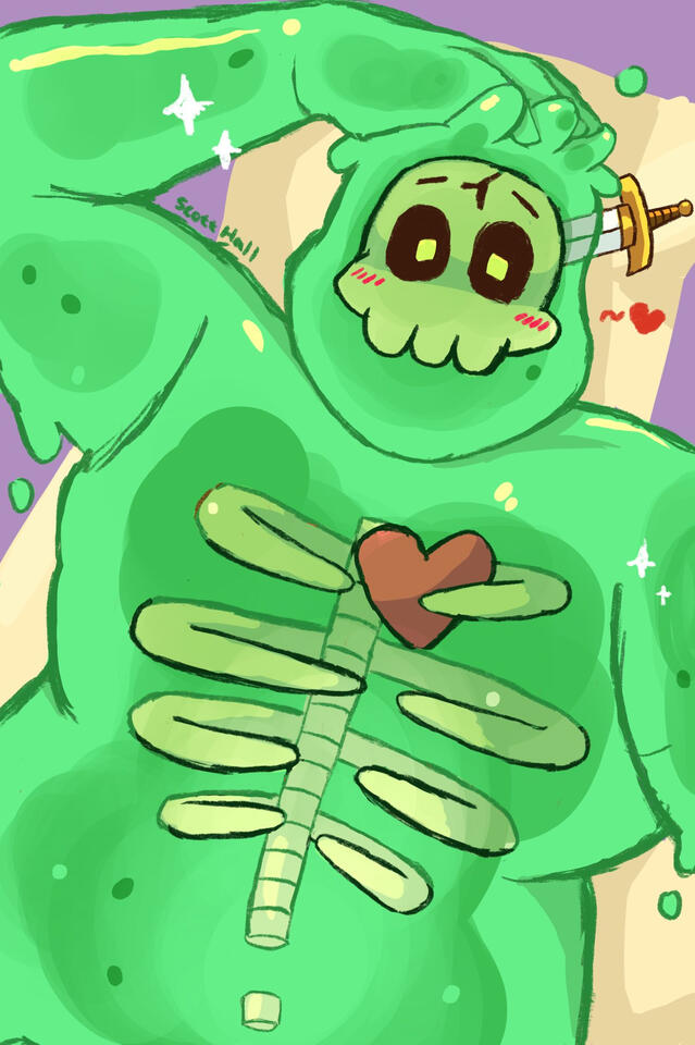 Doug selfie (shirtless)